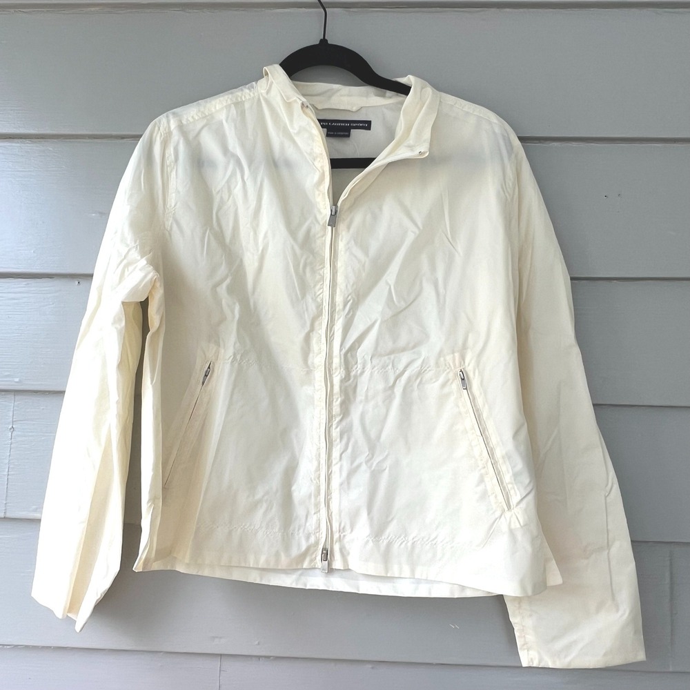 Ralph Lauren Sport Mineral Soda Light Weight Windbreaker Nylon Large Vintage NWT